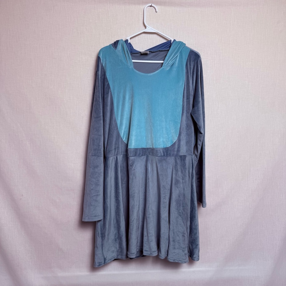 Disney Stitch Hooded Costume Dress XL Lilo & Stitch Velour Spirit Halloween